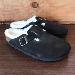 Birkenstock Boston Shearling Clogs